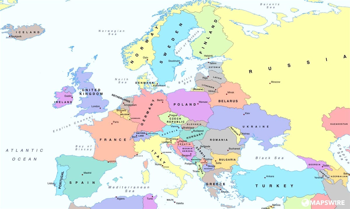 euroopa kaarti näidates, Bulgaaria