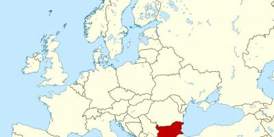 Kaart näitab Bulgaaria