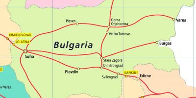 Bulgaaria rongi kaart